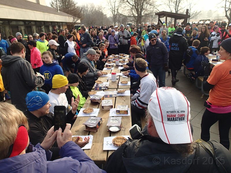 2015-03-14 2015-03-14 Pi 5K 014.JPG - The first (only) Pi run on 3.14.15 at 9:26.53 am... with PIE!